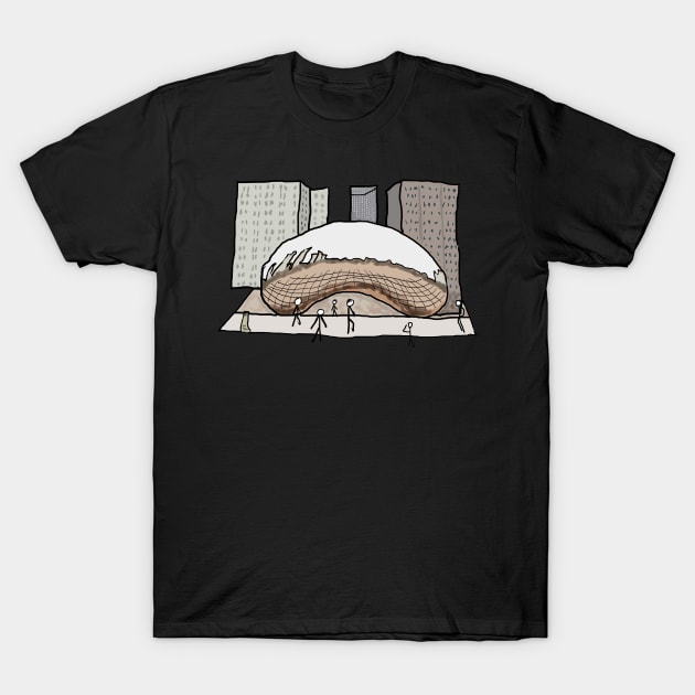 Chicago Bean T-Shirt by Mark Ewbie